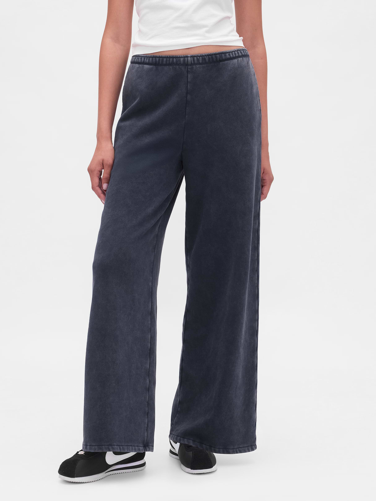 VintageSoft Baggy Sweatpants - Tapestry navy blue wash
