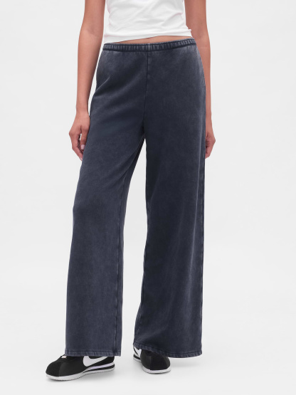 VintageSoft Baggy Sweatpants - Tapestry navy blue wash