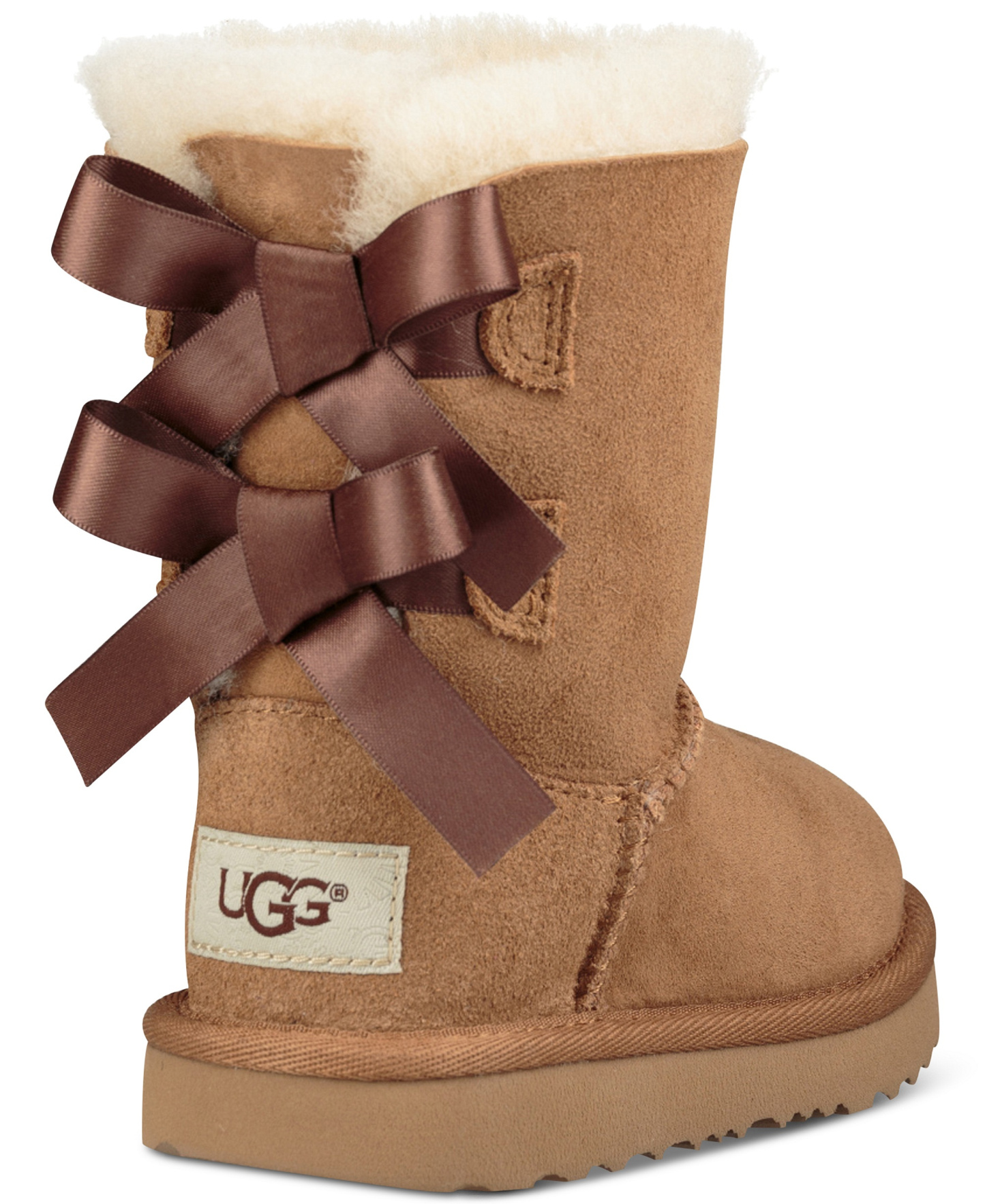 UGG® Toddler Kids Bailey Bow II Boots - Chestnut