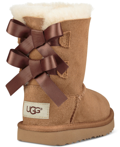 UGG® Toddler Kids Bailey Bow II Boots - Chestnut