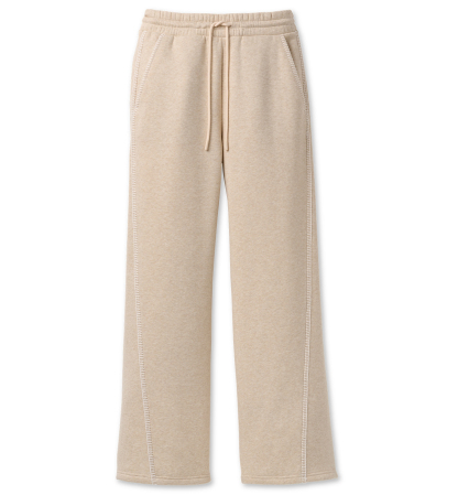 UGG Women's Classic Mid-Rise Straight-Leg Pants - Sand Heather