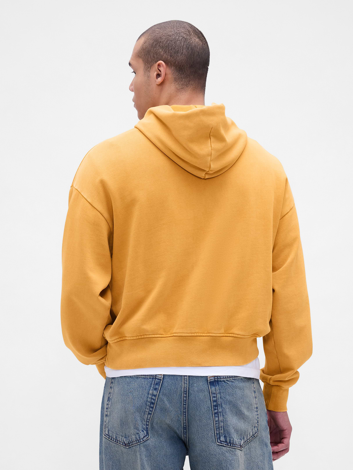 Adult Heavyweight Oversized Hoodie - RUGBY GOLD