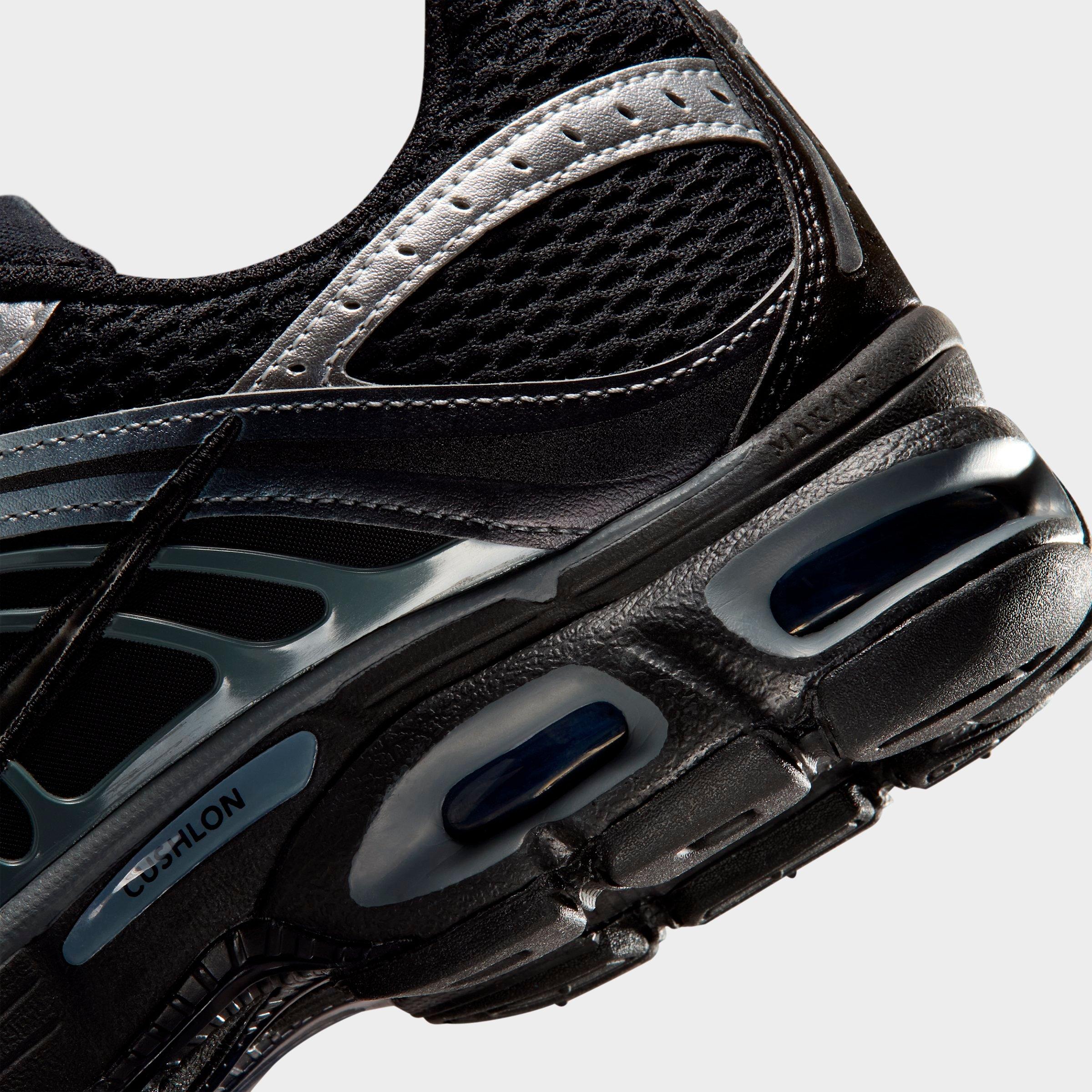 Women's Nithtke Air Max Moto 2K Casual Shoes - Part 1 - Black/Metallic Silver/Smoke Grey - Detail shot