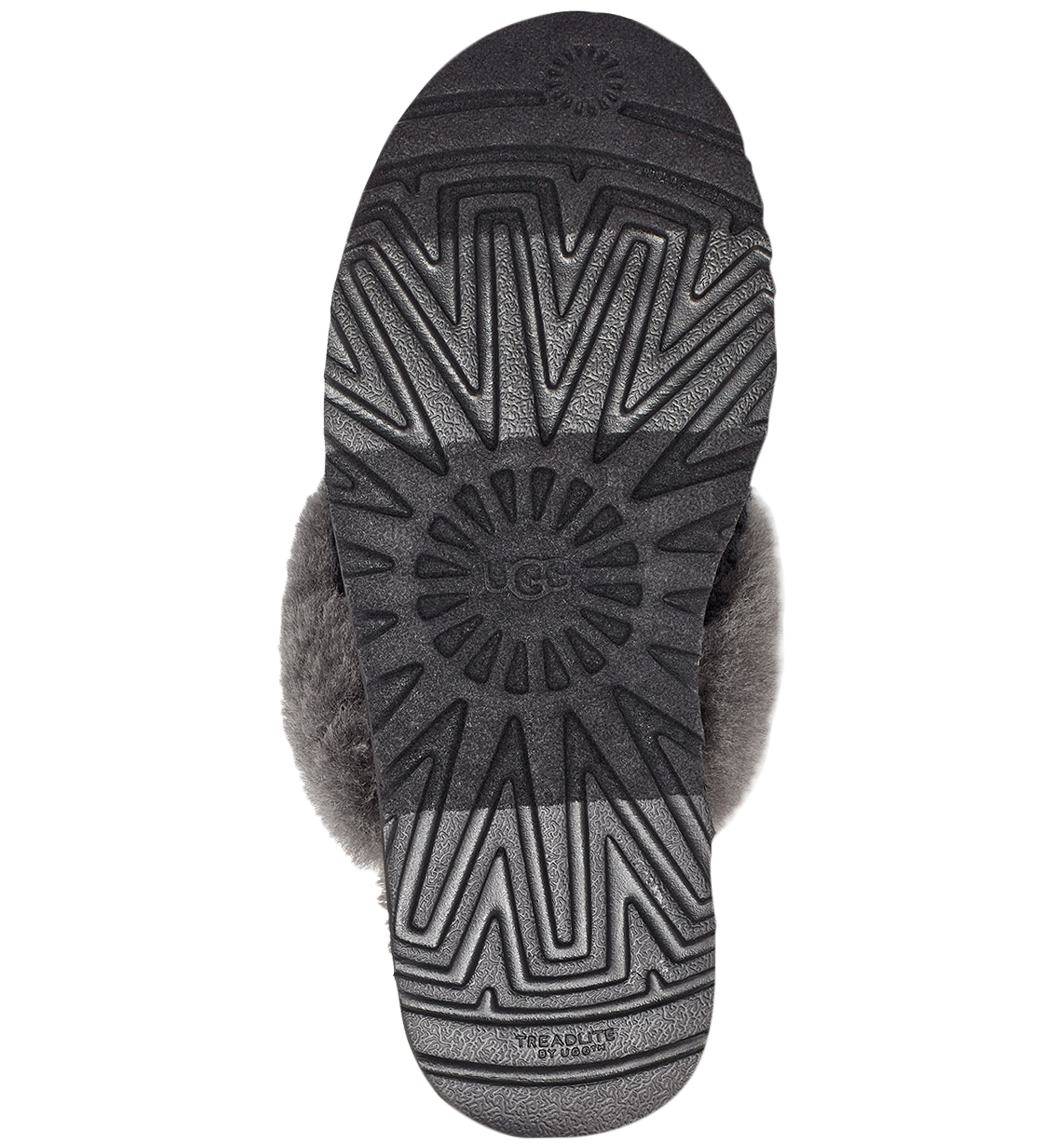 UGG® Women's Cozy Faux-Shearling Round Toe Slippers - Black