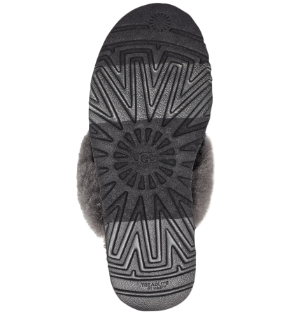 UGG® Women's Cozy Faux-Shearling Round Toe Slippers - Black