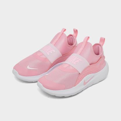 Little Kids' Nithtke Flex Runner 4 Running Shoes - Medium Soft Pink/Pink Foam/White/Medium Soft Pink - Both shoes facing left