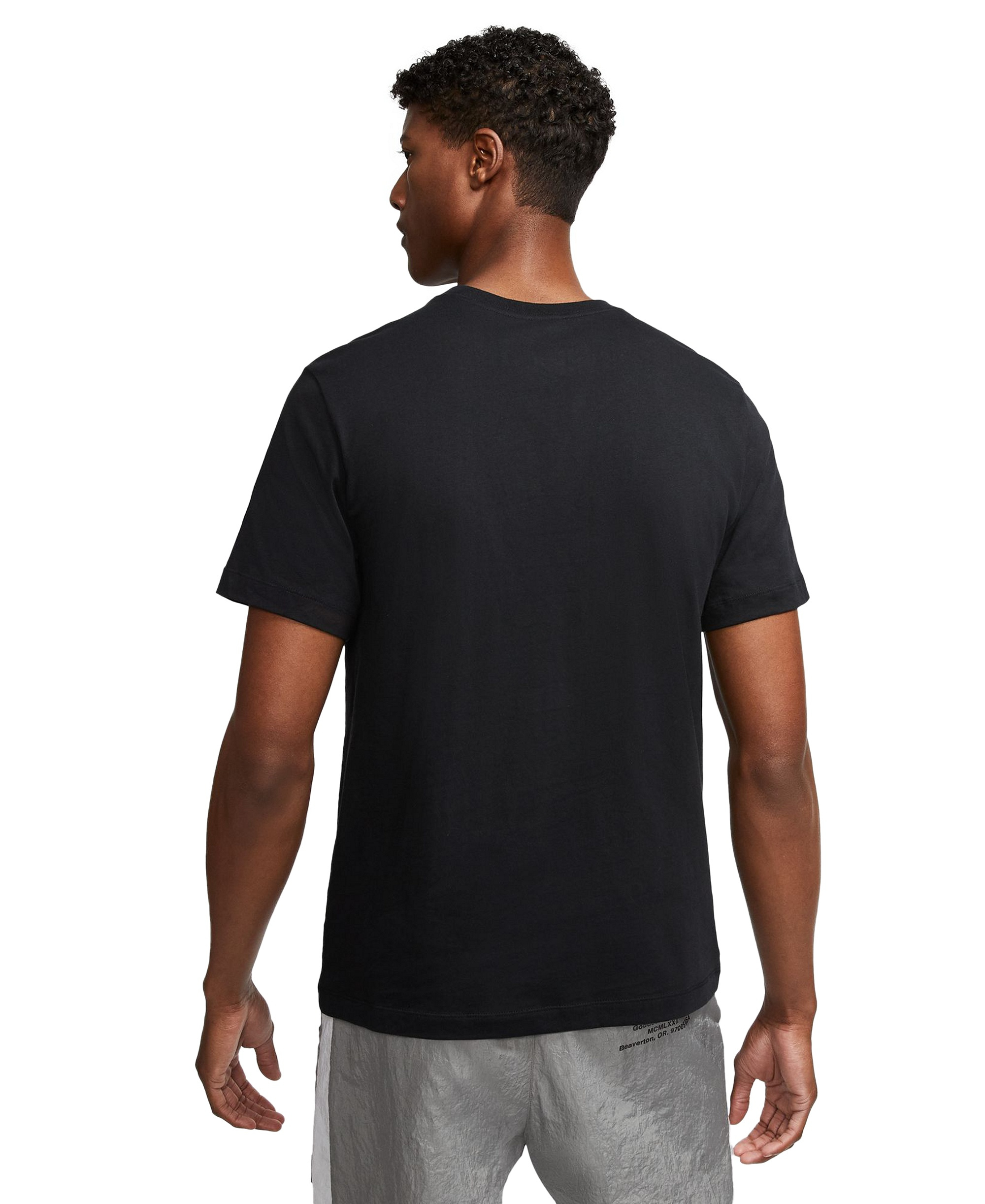 Nike Men's Sportswear Club Crewneck T-Shirt - Black/White