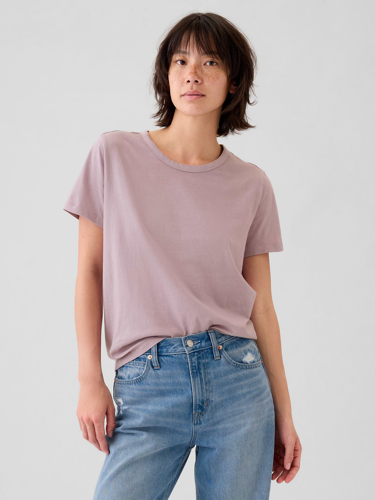 Organic Cotton VintageSoft T-Shirt - purple lavender