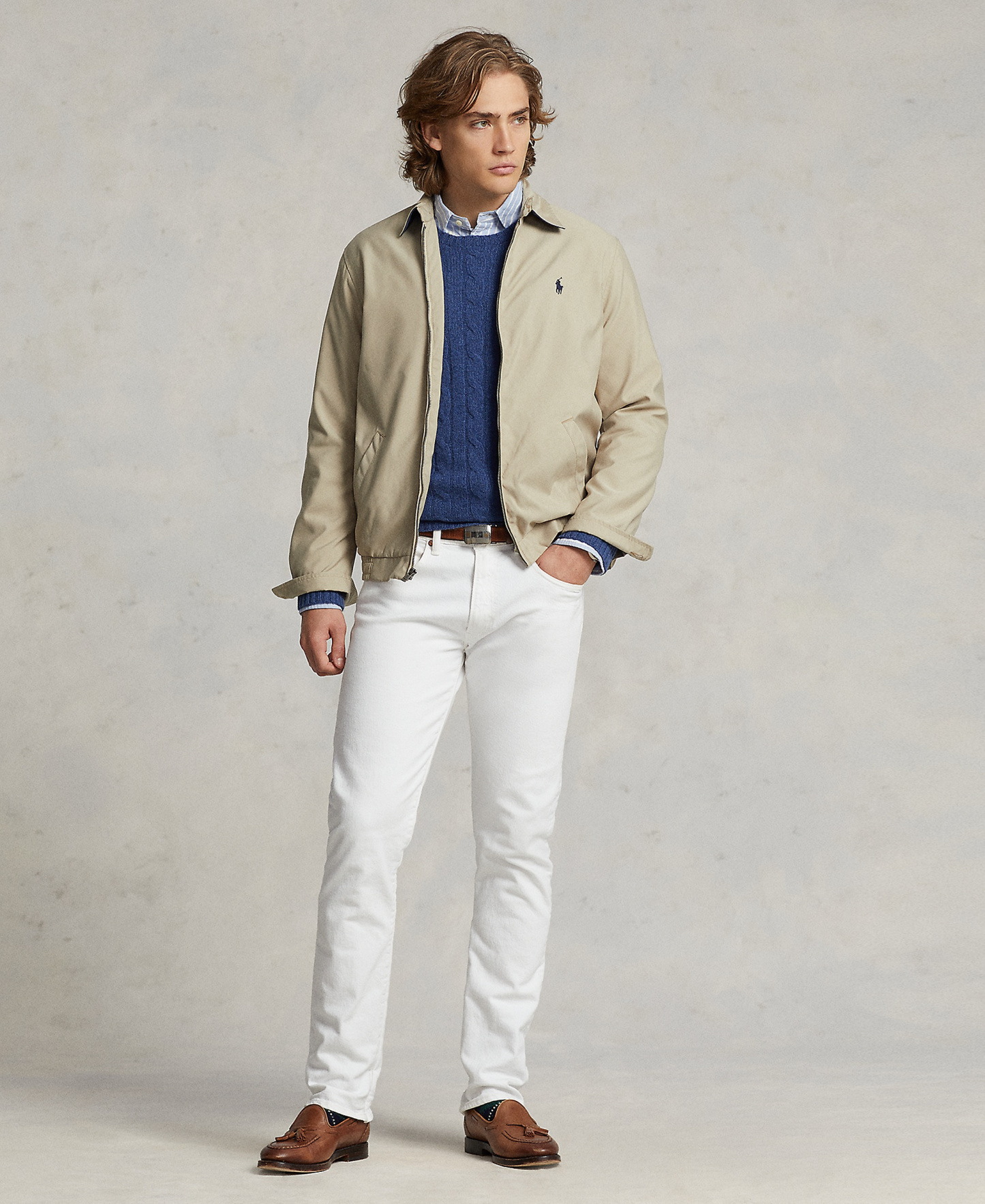 Polo Ralph Lauren Men's Lightweight Windbreaker - Khaki