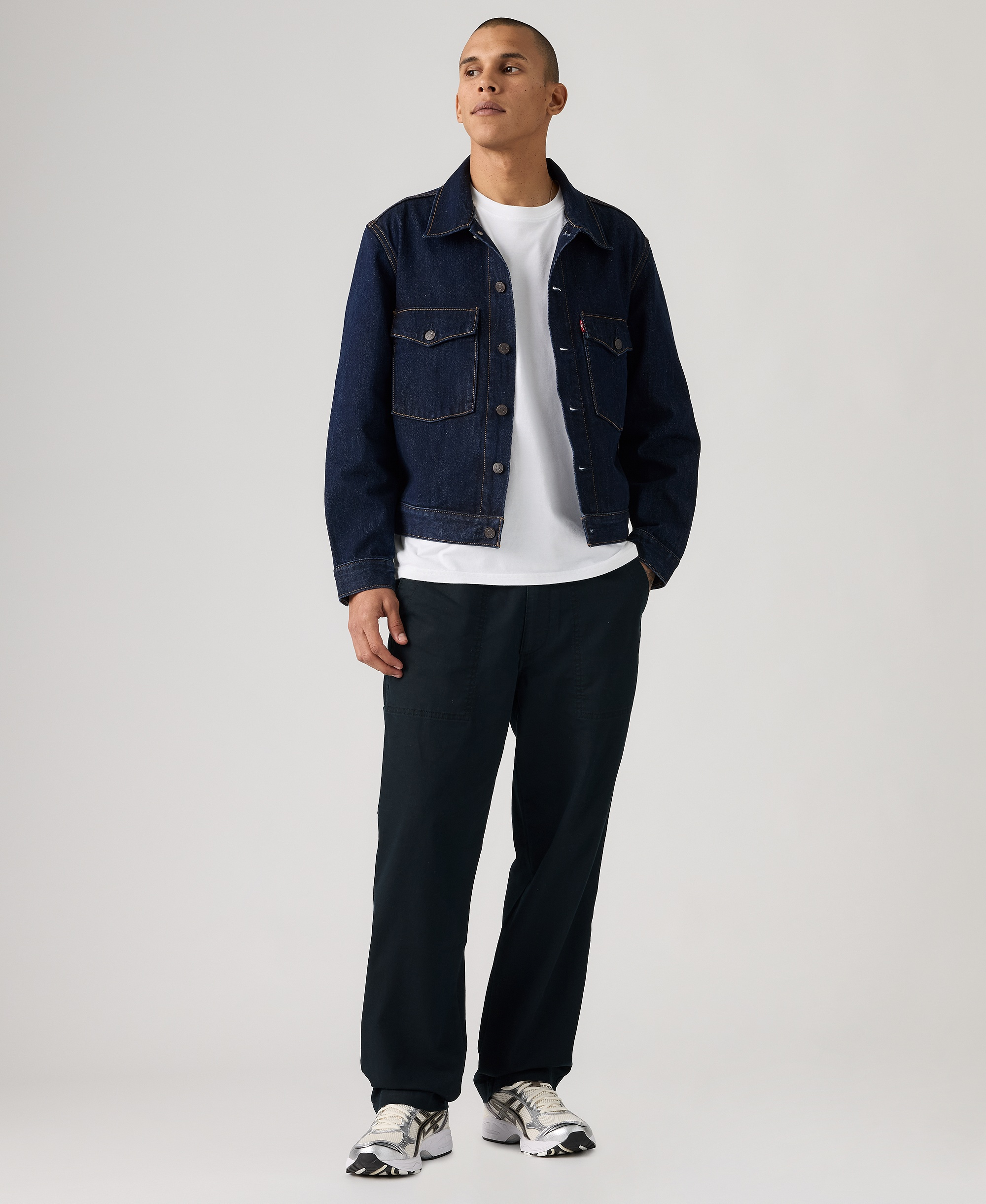 Levi's Men's Regular-Fit Linen Surplus Pants - Mineral Black