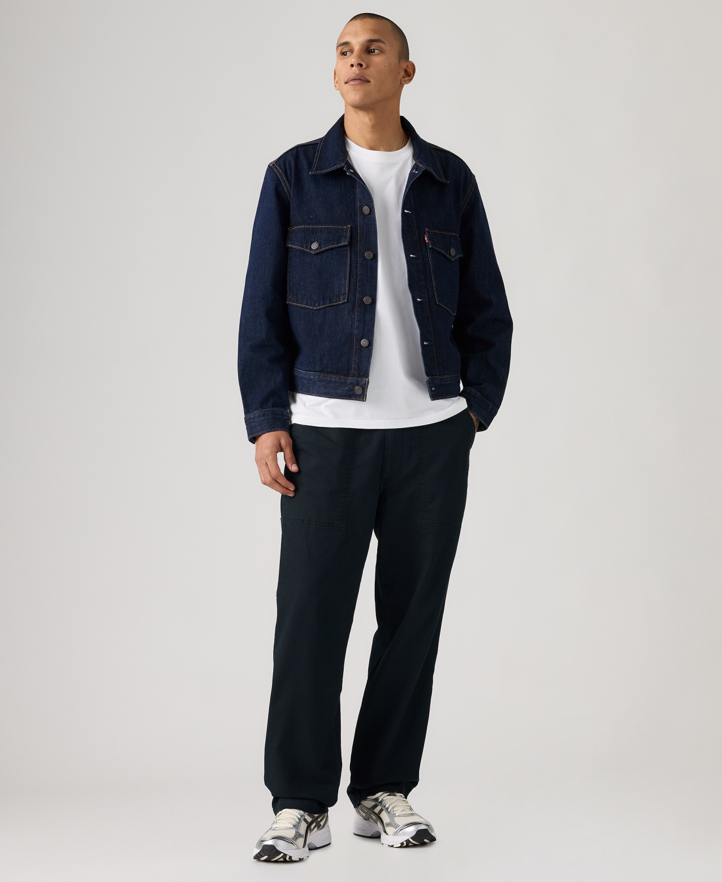 Levi's Men's Regular-Fit Linen Surplus Pants - Mineral Black
