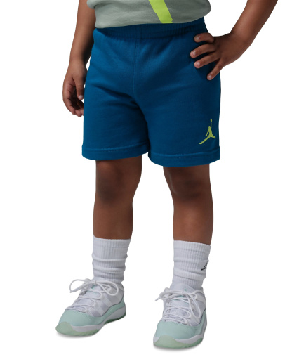 Jordan Boys' 2T-4T Jumbo Jumpman T-Shirt and Shorts, 2-Piece Set - Green Abyss