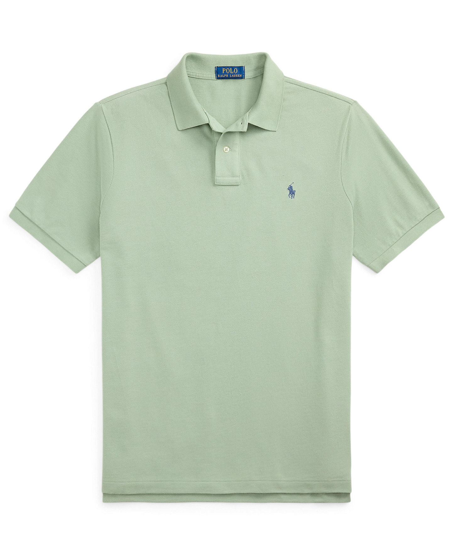 Polo Ralph Lauren Men's Custom Slim-Fit Mesh Polo Shirt - Light Green