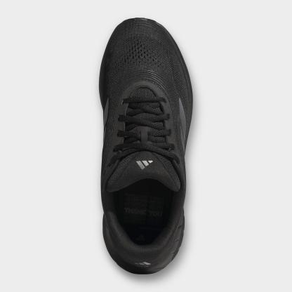 Men's adidas Adipure Shift Running Shoes - Core Black/Iron Metallic/Core Black - Top view