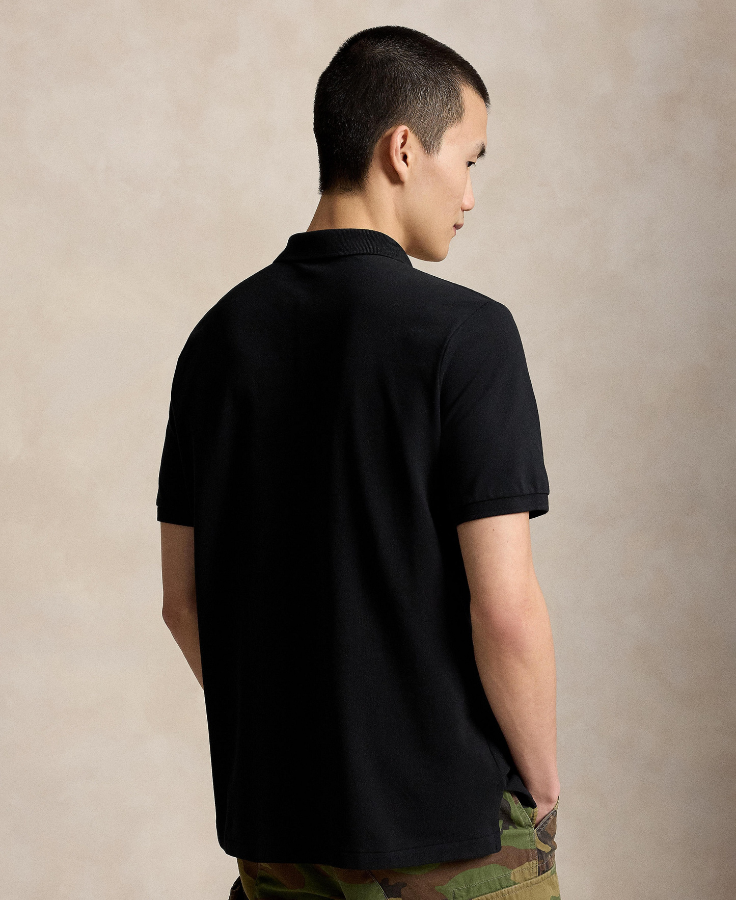 Polo Ralph Lauren Men's Classic-Fit Stretch Mesh Polo Shirt - Polo Black/Smoke