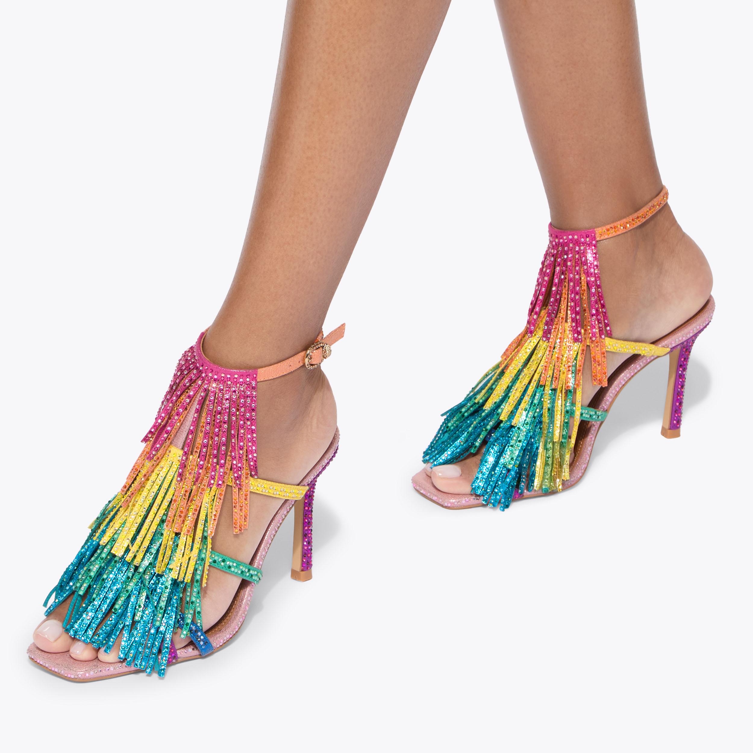 Kurt Geiger London Fringe Sandal 90 - Multi Colored - view 2