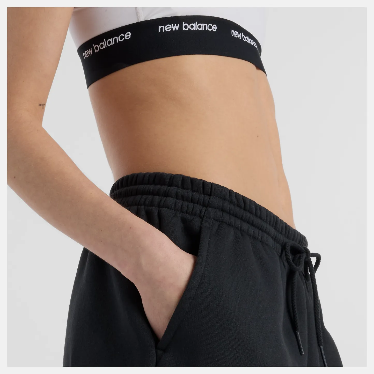 New Balance Sport Essentials Fleece Short, WS51501BK