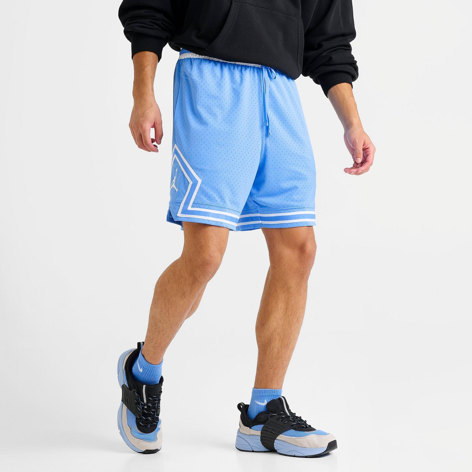 Men's Jordan Sport Dri-FIT Mesh Diamond Shorts - University Blue/White/White