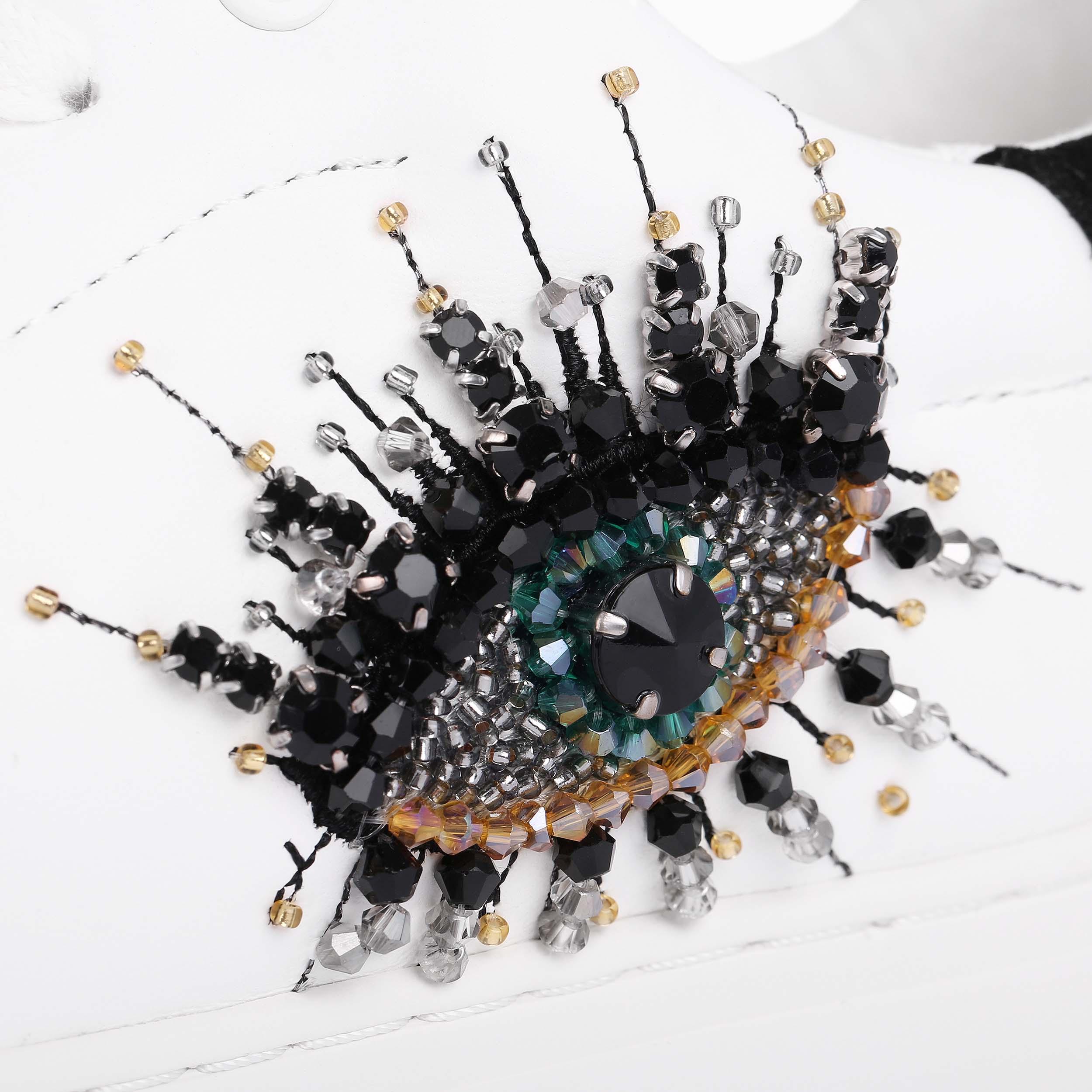 Kurt Geiger London Laney Evil Eye Sneaker - White - view 5