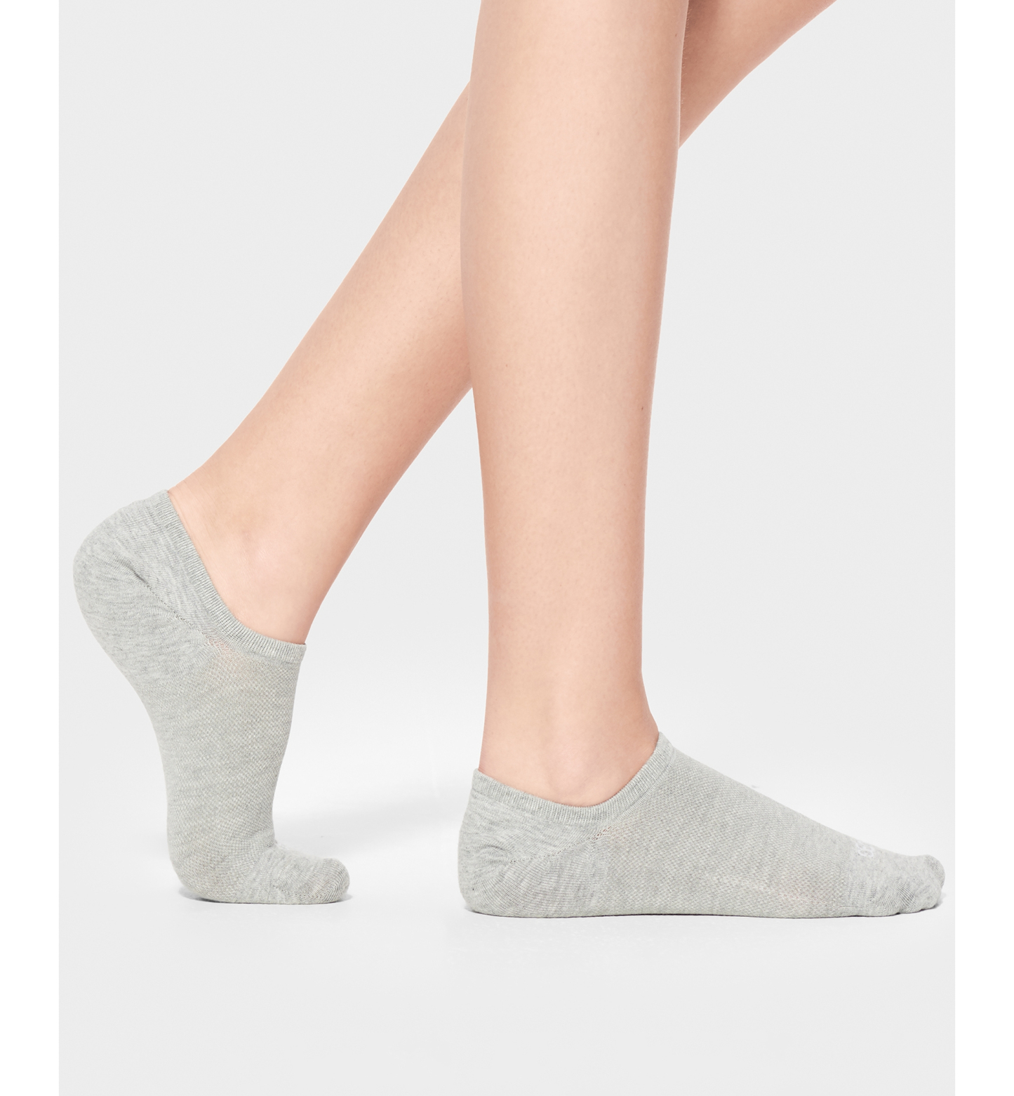 UGG Women's 3-Pack Stela No Show Socks - White/Grey/Black