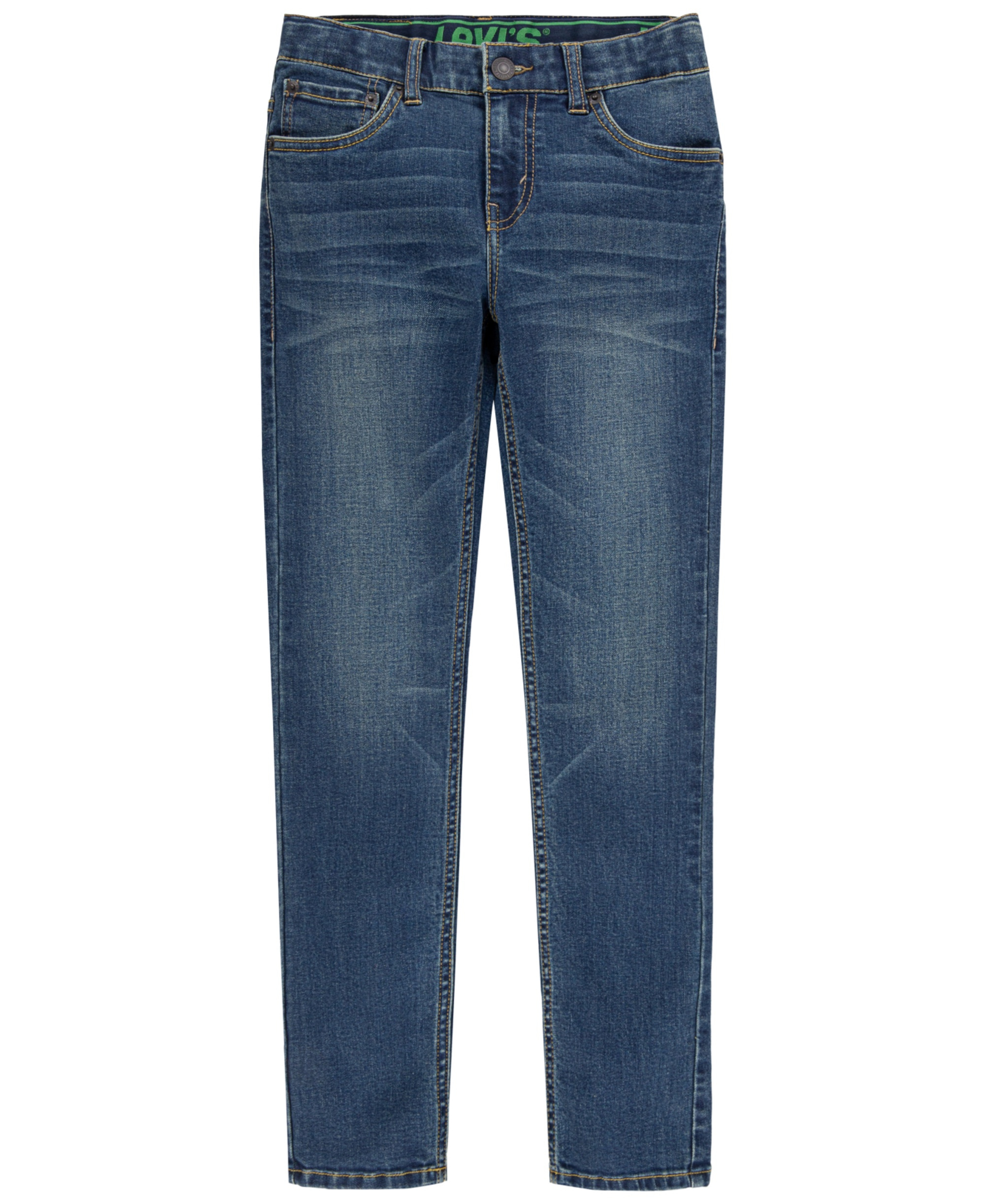 Levi's Boys' 2T-7 511 Slim Fit Stretch Performance Jeans - Evans Blue