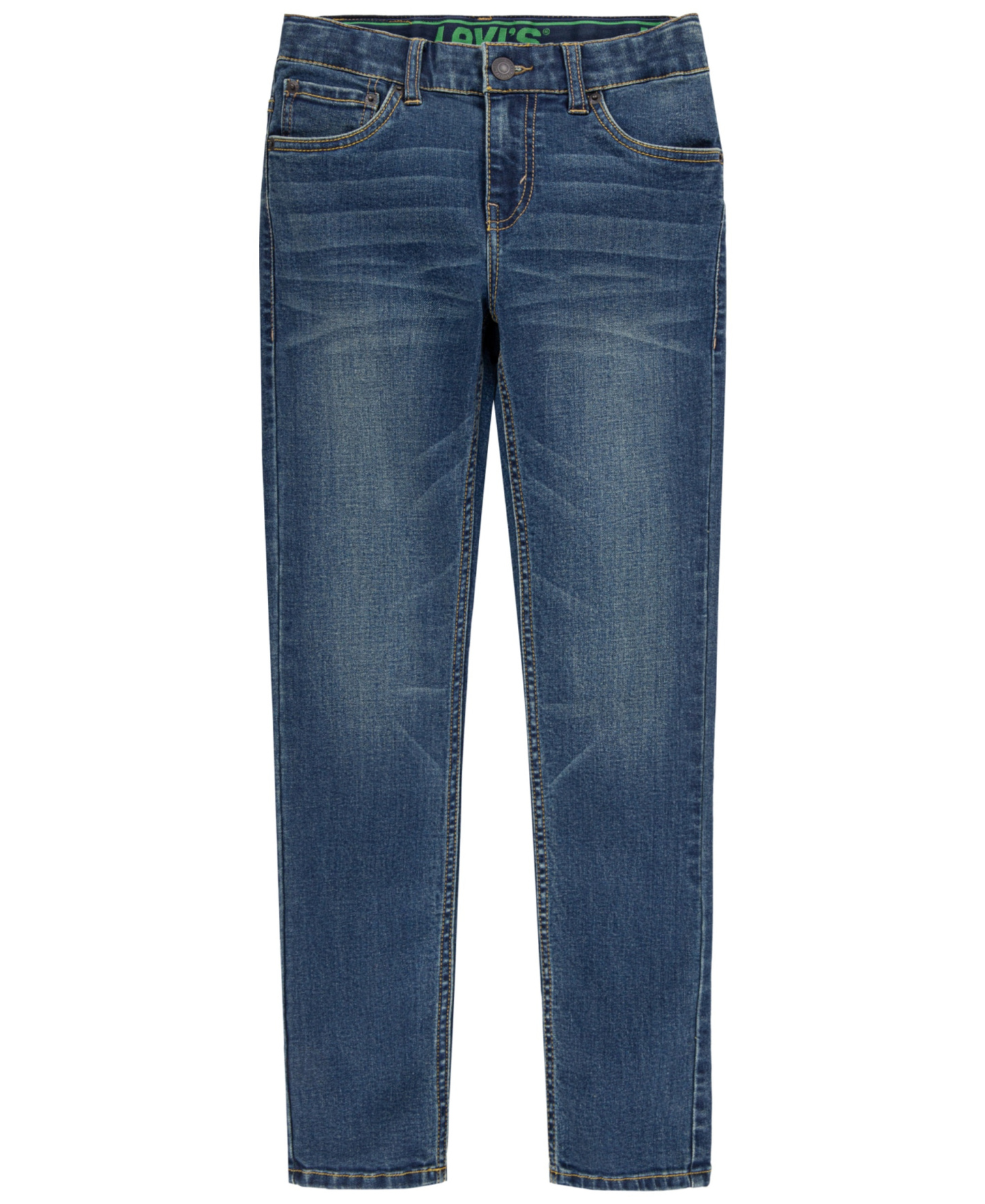 Levi's Boys' 2T-7 511 Slim Fit Stretch Performance Jeans - Evans Blue