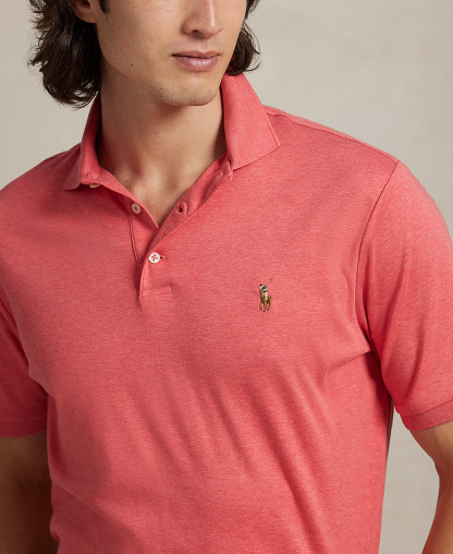 Polo Ralph Lauren Men's Classic-Fit Soft Cotton Polo Shirt - Highland Rose Heather
