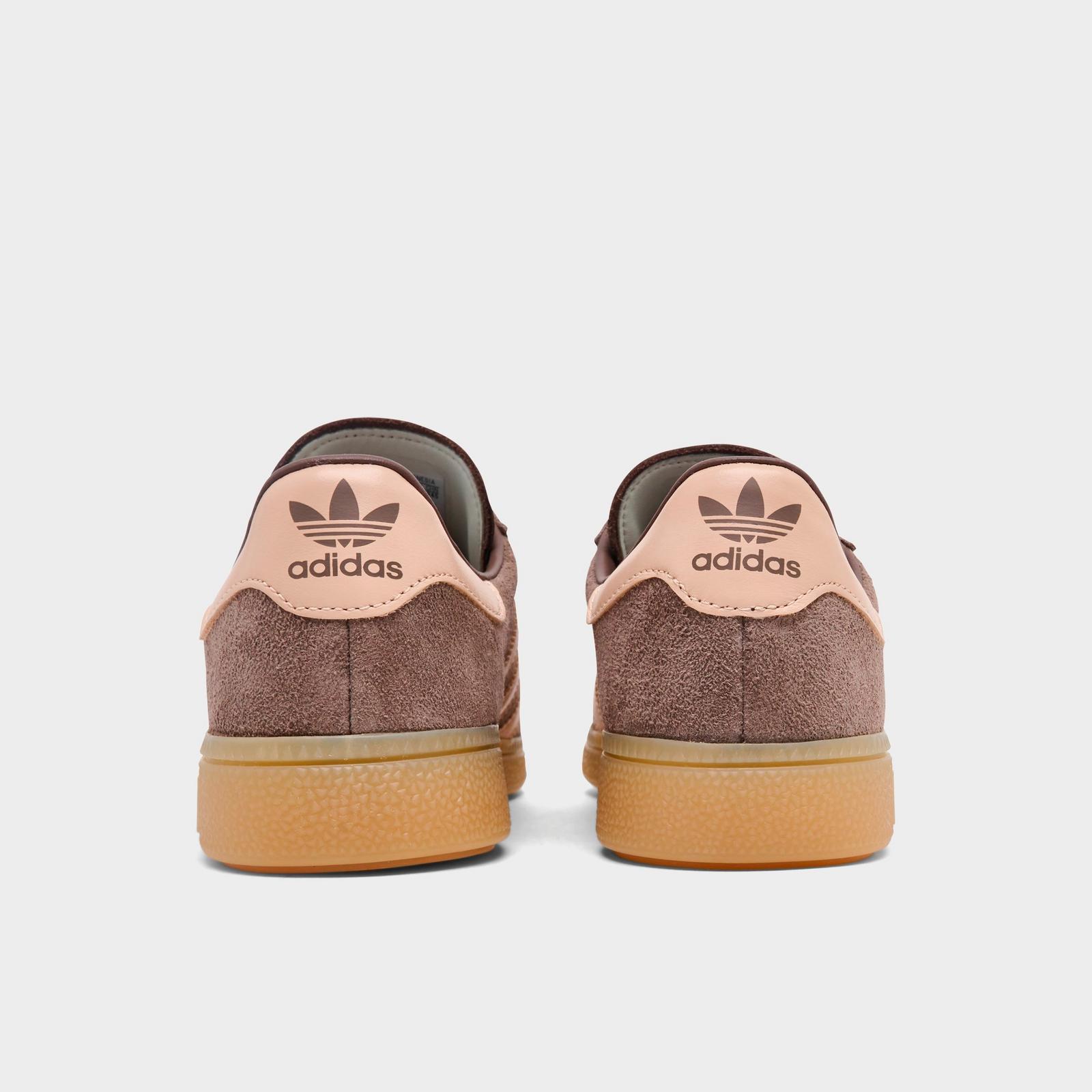 Women's adidas Originals München Casual Shoes - Earth Strata/Halo Blush/Gum - view 4