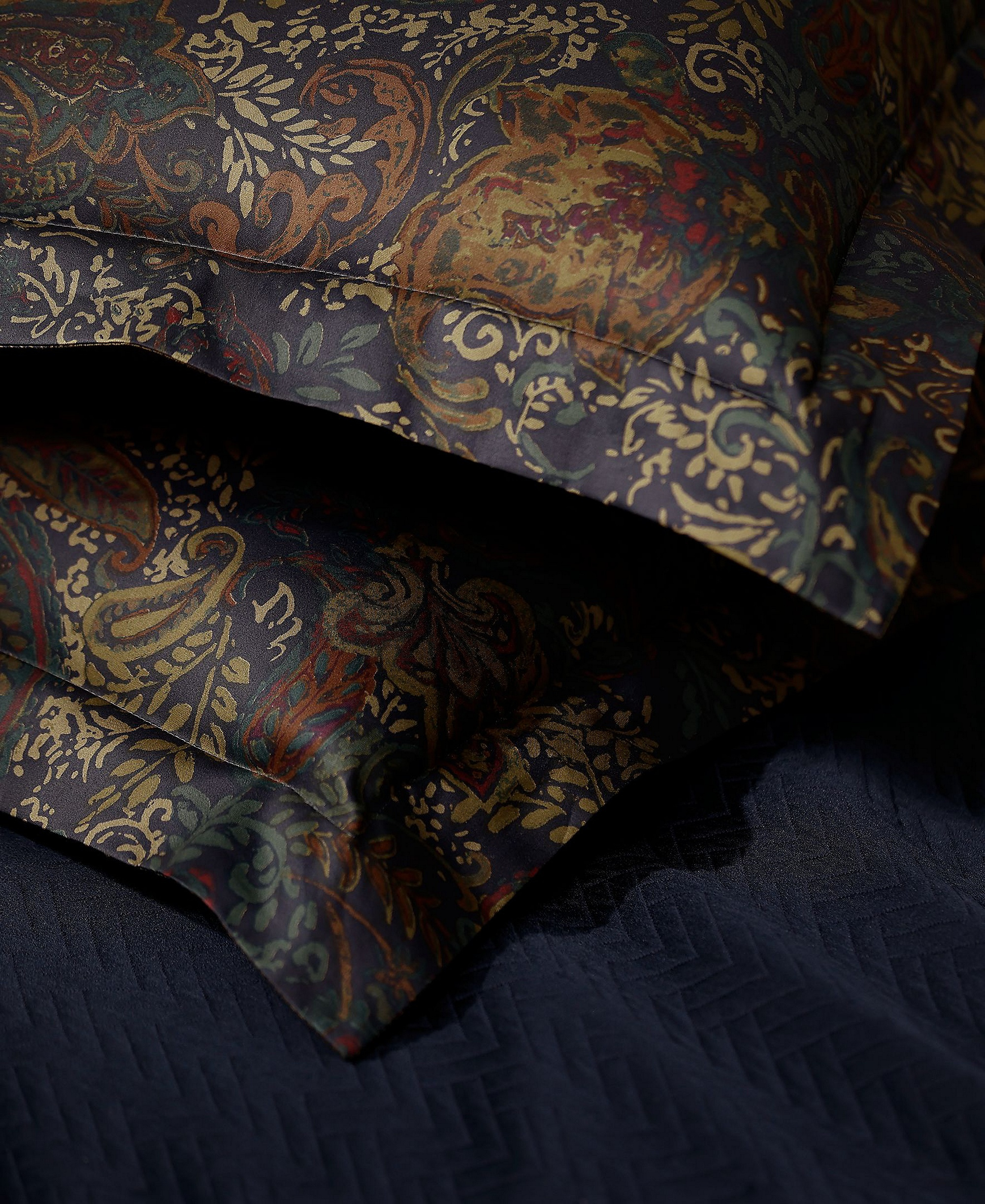 Lauren Ralph Lauren Henry Cotton Sateen Reversible 3-Pc. Duvet Cover Set, Full/Queen - True Blue Multi
