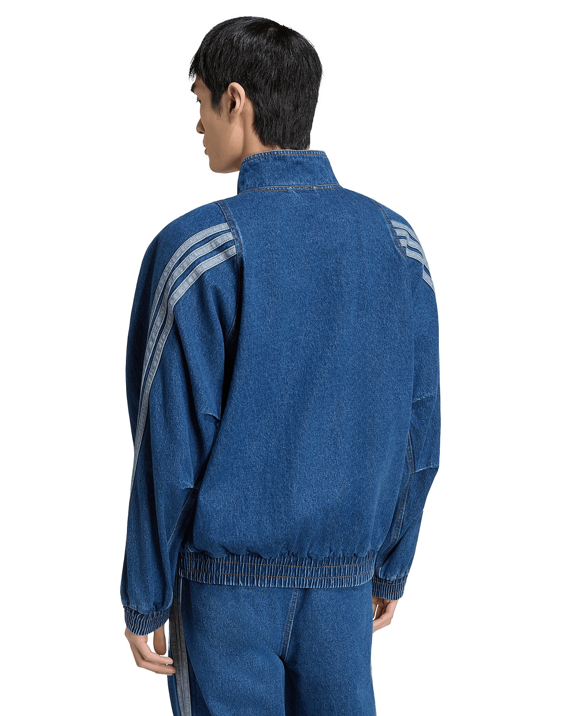 adidas Men's Stadium Denim Track Jacket - Dual Indigo