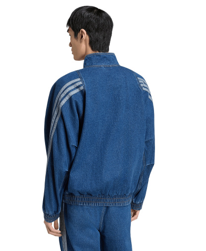 adidas Men's Stadium Denim Track Jacket - Dual Indigo