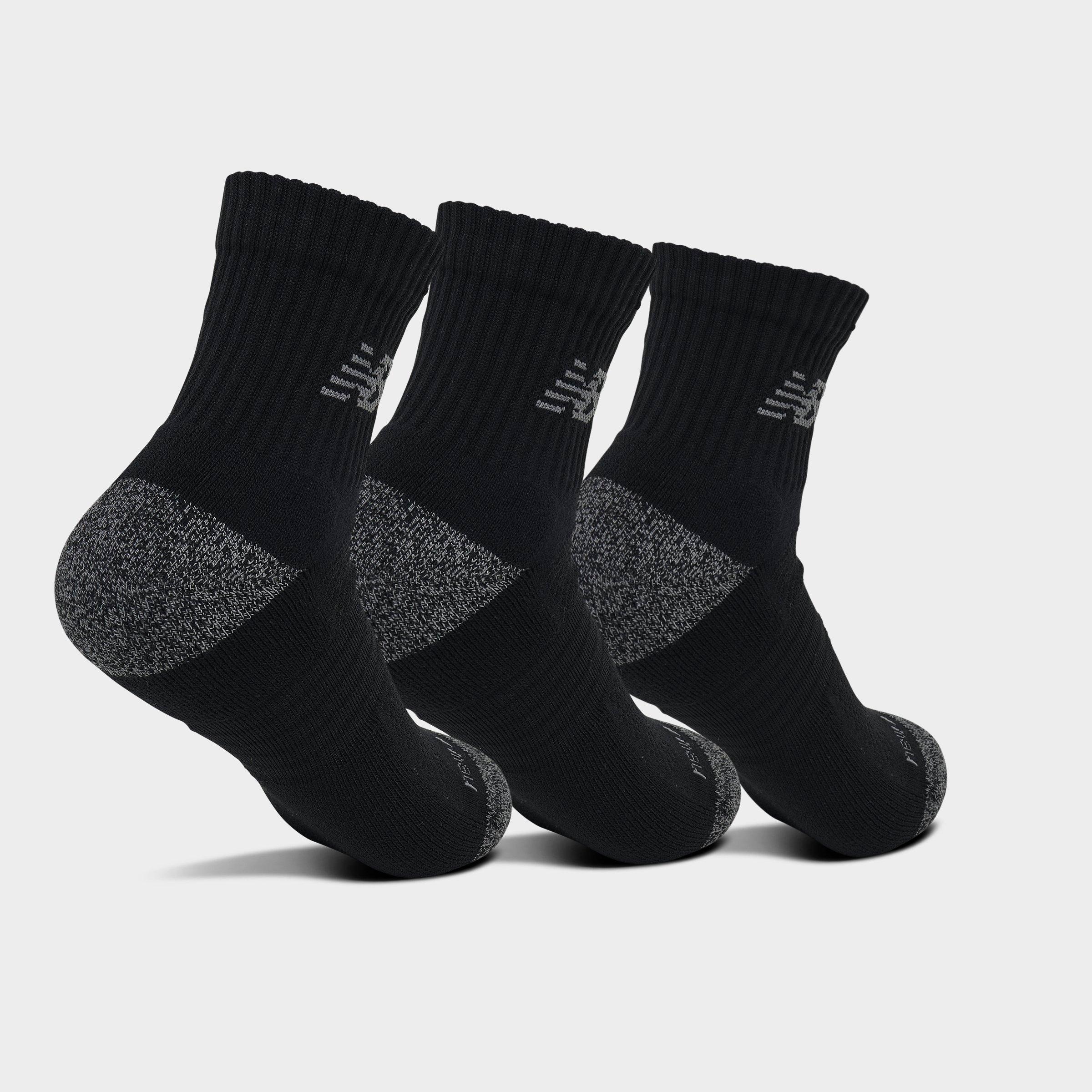 New Balance Active Quarter Socks (3-Pack) - Black - view 2