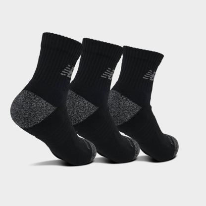 New Balance Active Quarter Socks (3-Pack) - Black - view 2