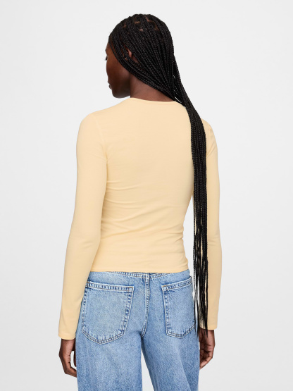CloseKnit Jersey T-Shirt - light yellow