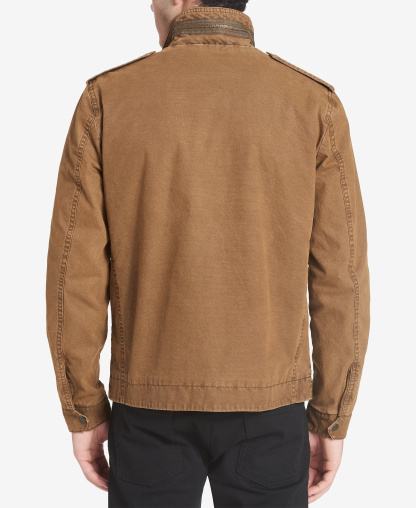 Levi's Men's Cotton Zip-Front Jacket - Worker Brown
