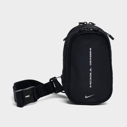 Nithtke Commute Tech Crossbody Bag (1L) - Black/Black/Reflective Silver