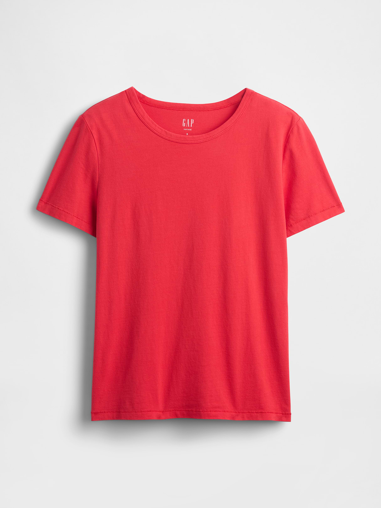 Organic Cotton VintageSoft T-Shirt - Tomato red