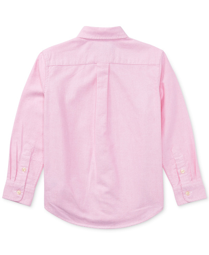 Polo Ralph Lauren Boys' 2T-7 Cotton Oxford Shirt - New Rose