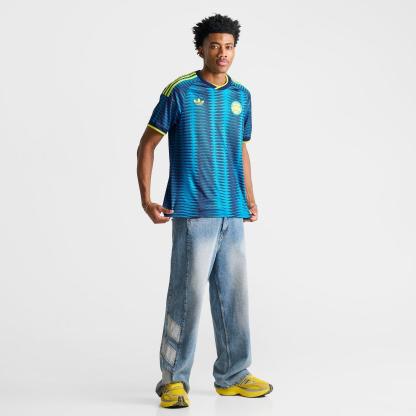 Men's adidas Colombia 2026 Away Replica Soccer Jersey - Team Navy Blue/Mystery Petrol - view 2