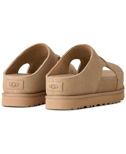 UGG® Women's Goldenstar Hi Cutout Open Toe Slide Sandals - Sand