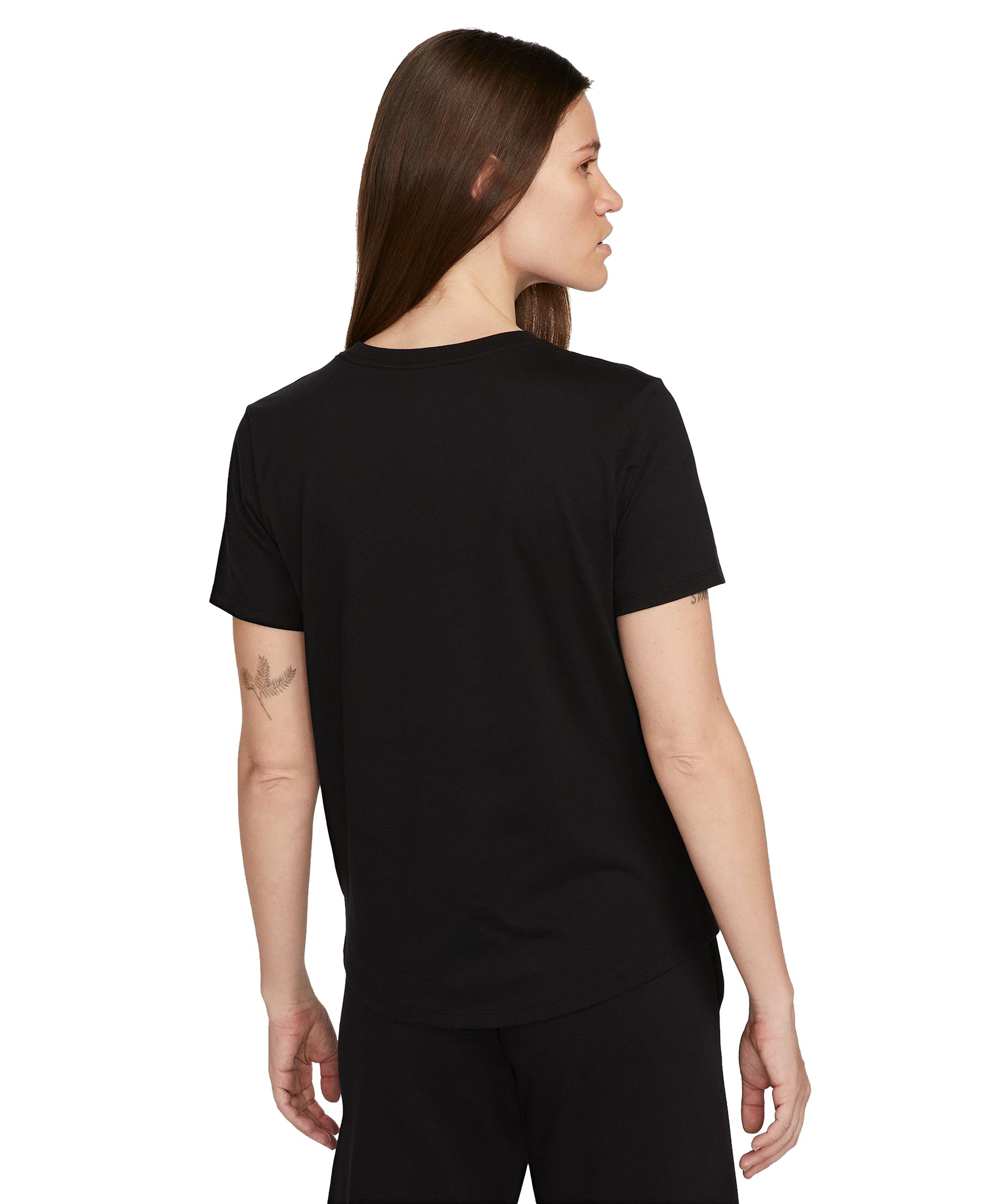 Nike Women's Sportswear Essentials Logo T-Shirt - Black/White
