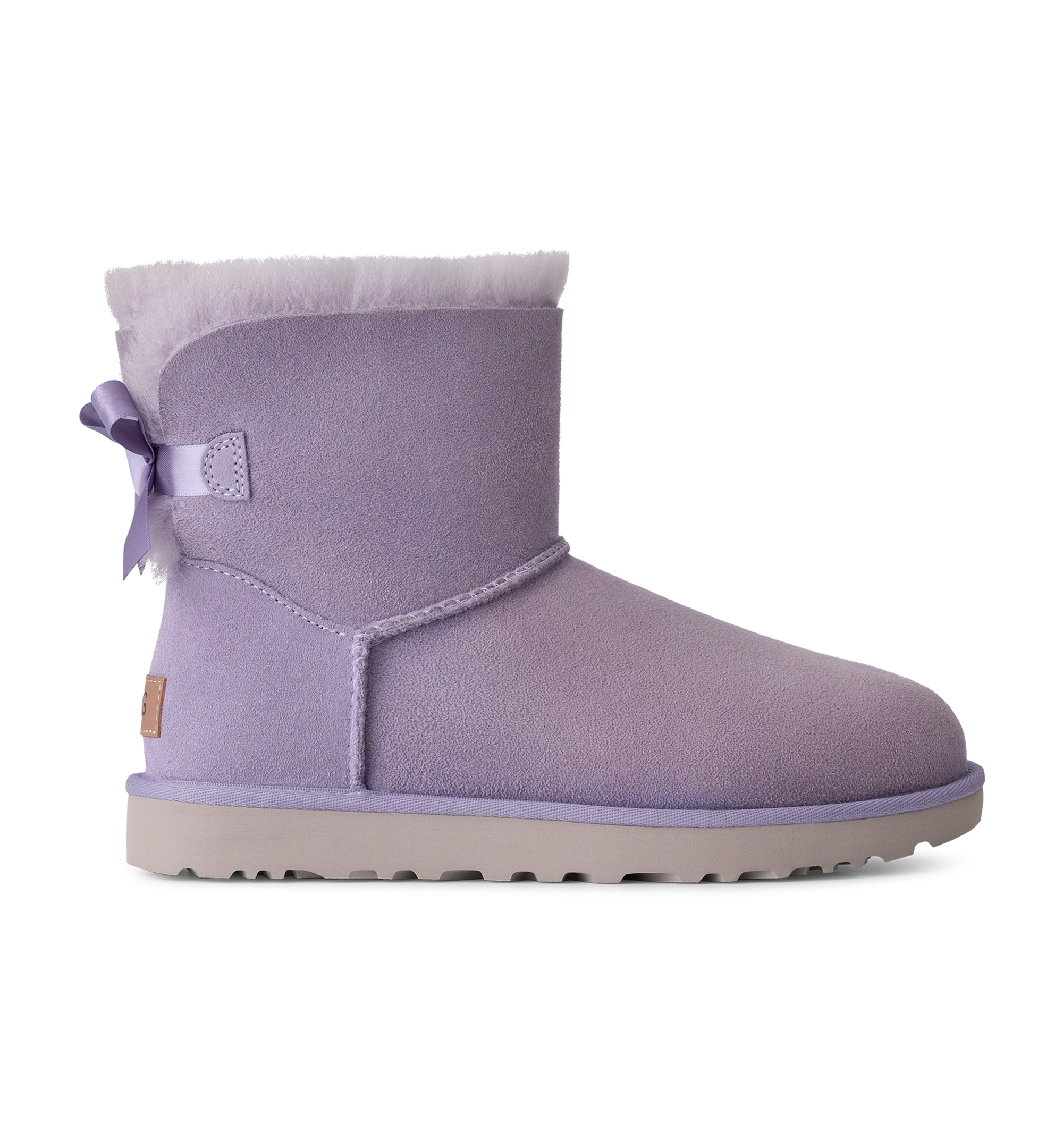 UGG® Women's Mini Bailey Bow II Slip-On Booties - Warm Lilac