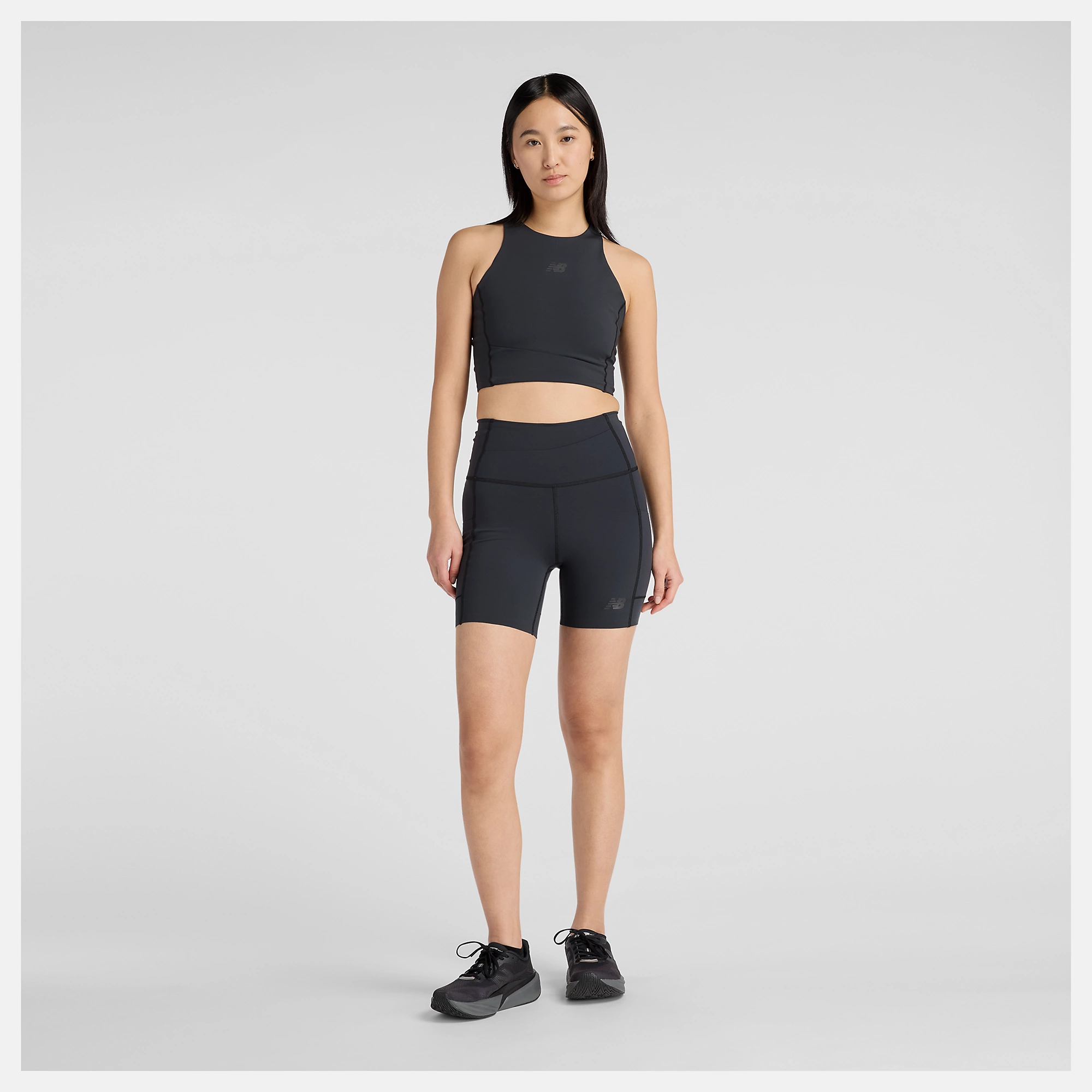 New Balance RC Elite Storage Crop Tank, WT61P7F8BK