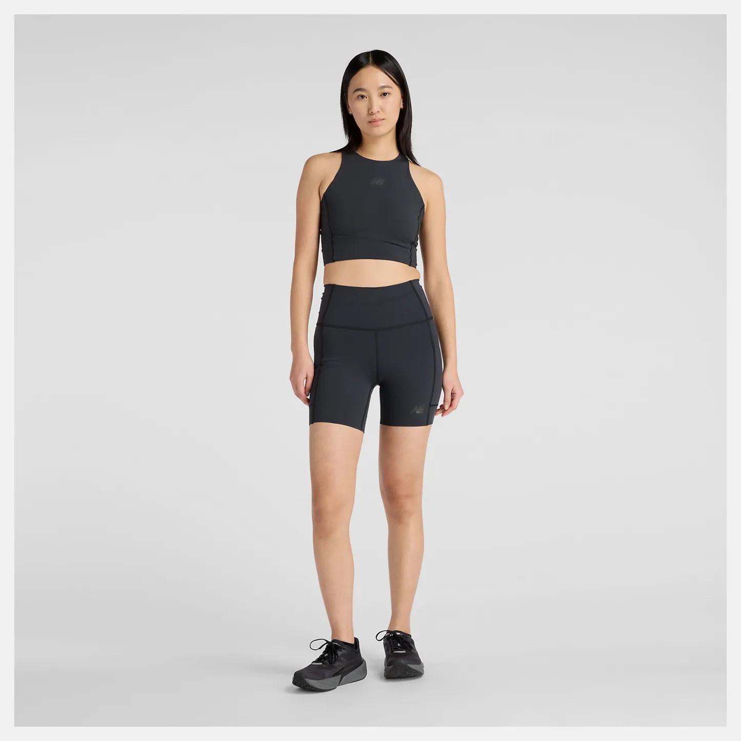New Balance RC Elite Storage Crop Tank, WT61P7F8BK
