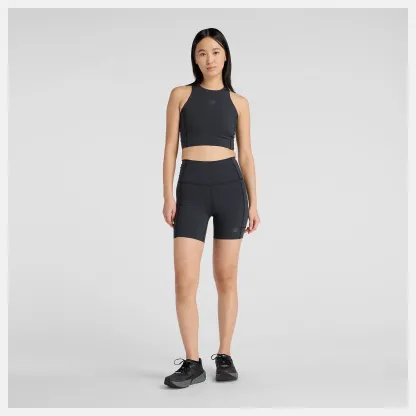 New Balance RC Elite Storage Crop Tank, WT61P7F8BK