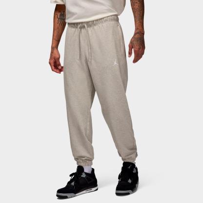 Men's Jordan Dri-FIT Sport Crossover Fleece Jogger Pants - Grey Heather/White - view 1