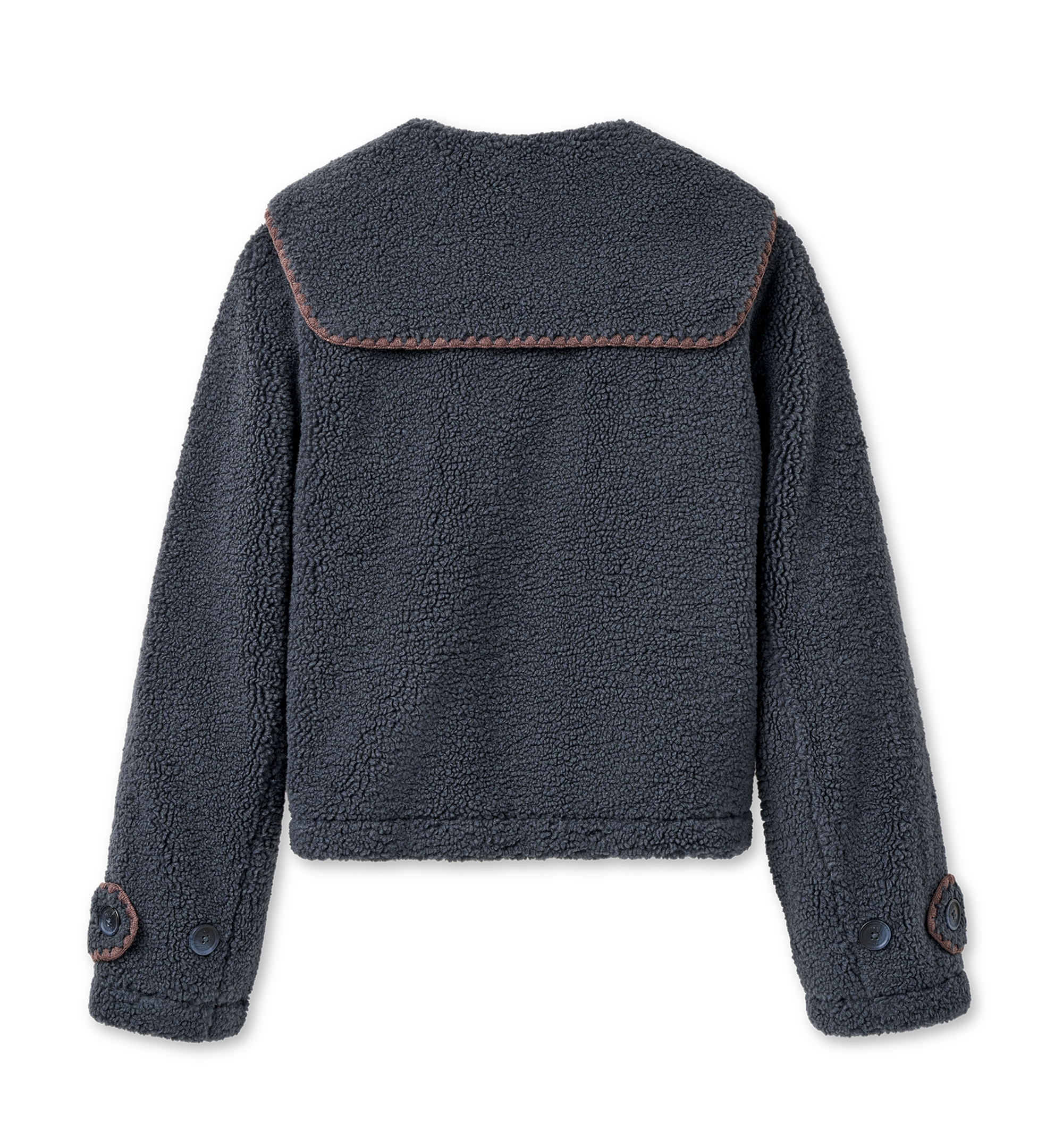 UGG Women's Nikia Relaxed-Fit Collared Neck Jacket - Eve Blue
