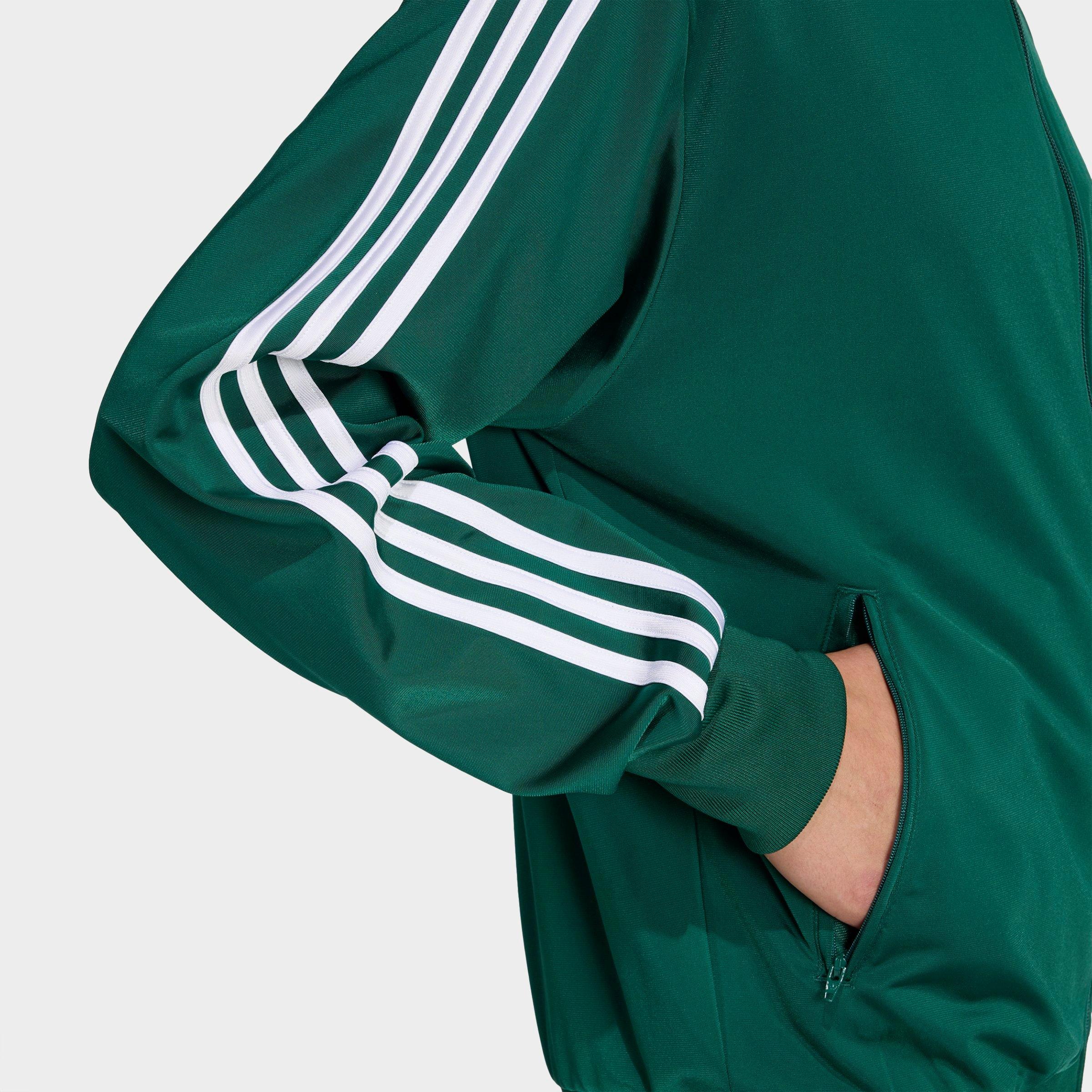 Men's adidas Originals adicolor Sport Firebird Full-Zip Track Jacket - Collegiate Green