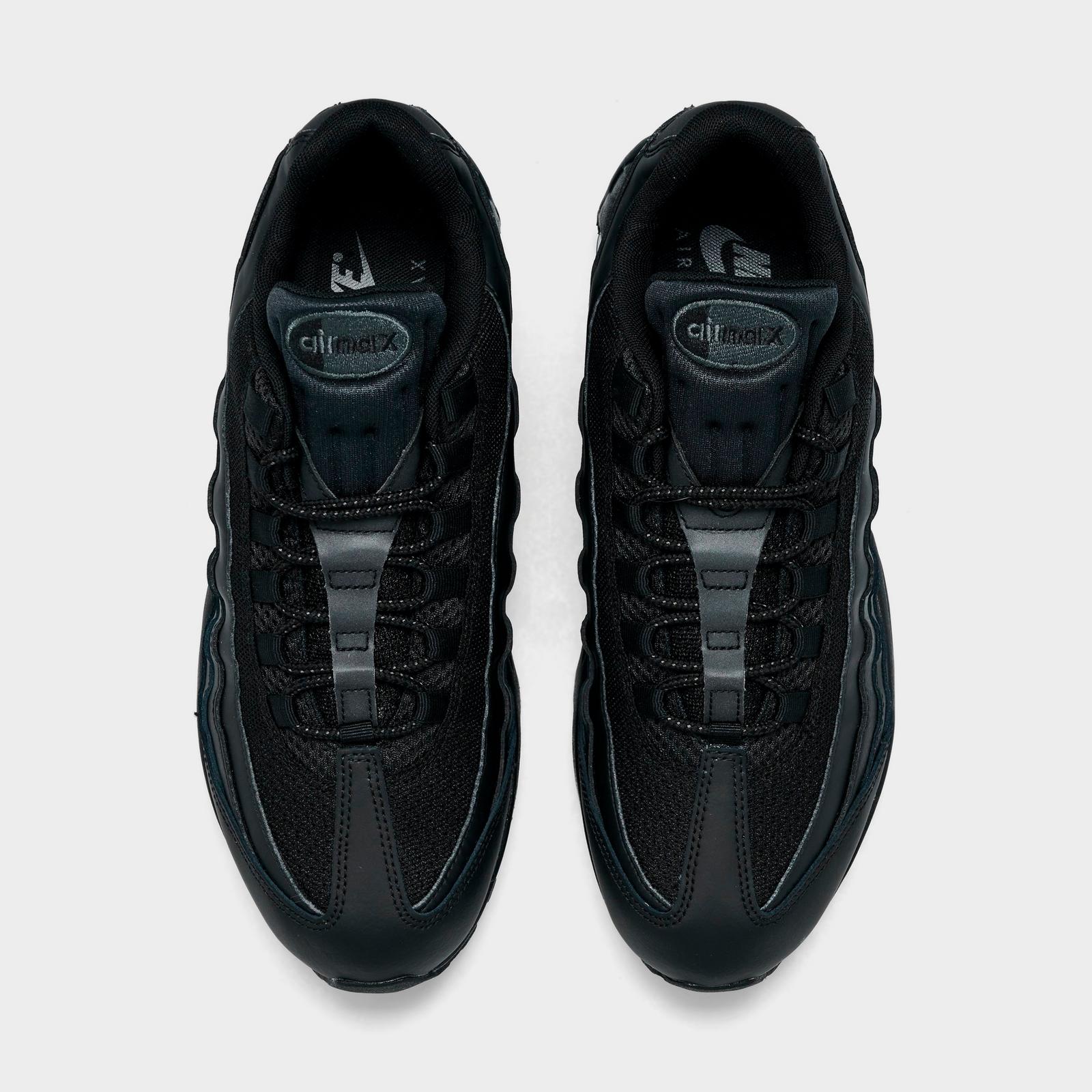 Men's Nike Air Max 95 Big Bubble Casual Shoes - Black/Black/Anthracite/Black
