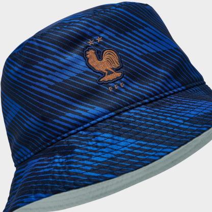 Nike France National Team Reversible Woven Bucket Hat - Navy/Mint